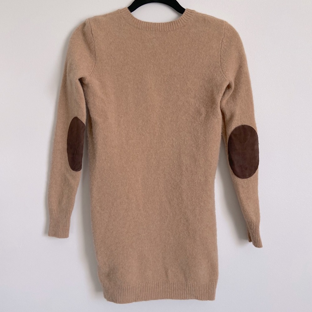 RL Polo Cashmere Elbow Patch Sweater Dress Tunic